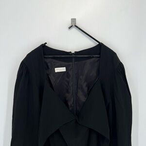 Dries Van Noten Halter Multi-Way Front Wrap Bow Neck Tie Long Sleeve Blouse